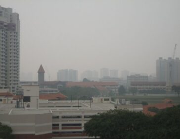Image of haze in Singapore