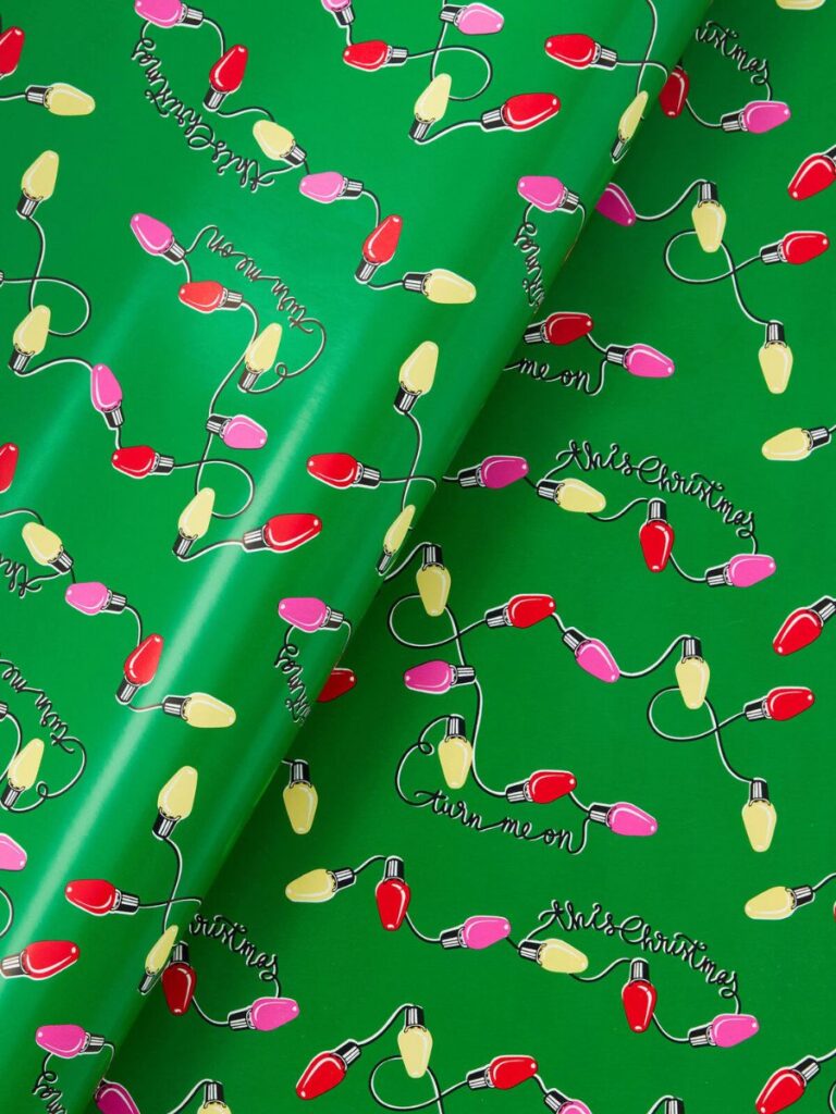 Image of Christmas baubles wrapping paper - Typo - christmas wrapping paper singapore