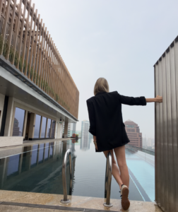 Image of Shea review by pool at COMO Orchard In Singapore