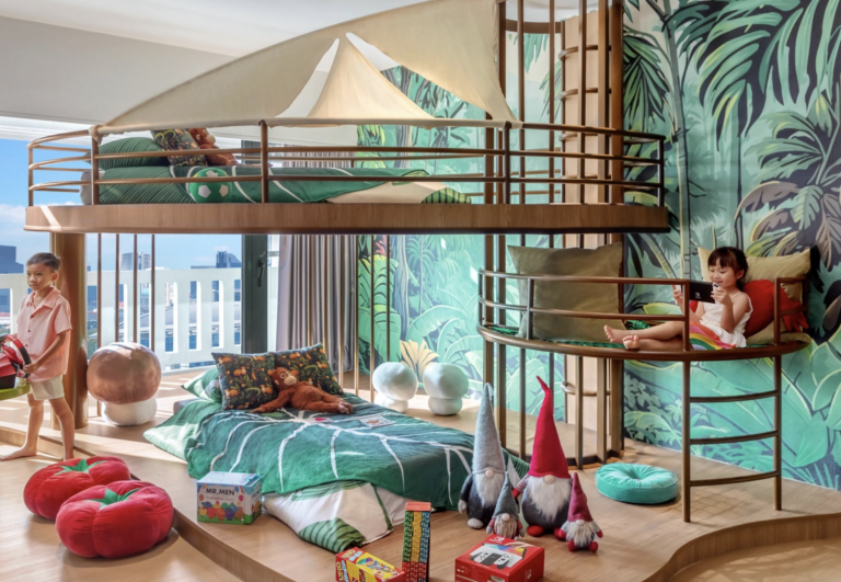 Image of themed kids rooms at Parkroyal Collection Marina Bay